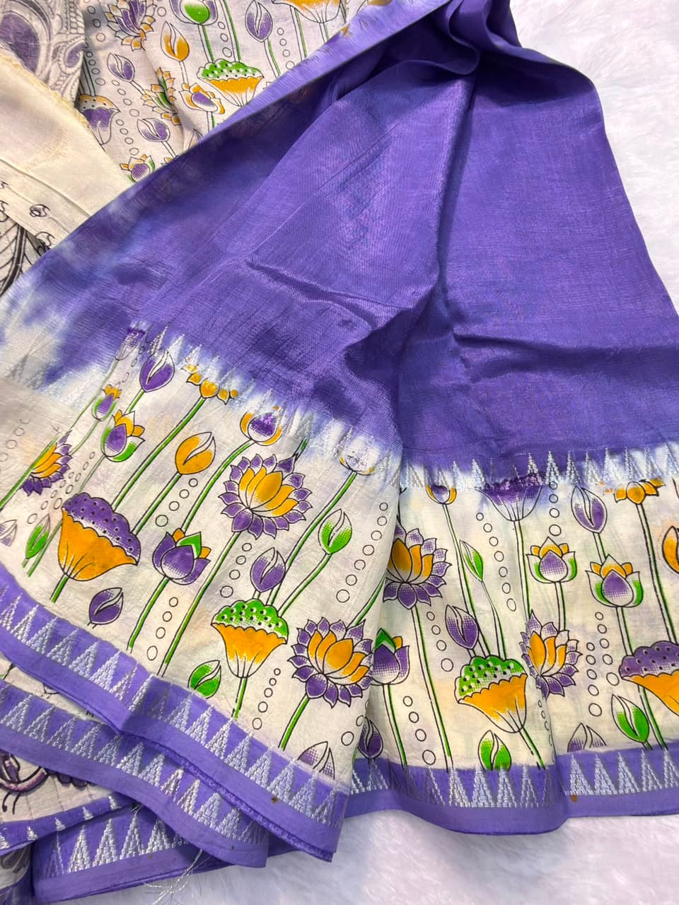 Mangalagiri pattu digital print
